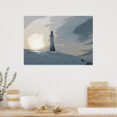Hoad Monument, Ulverston, John Barrow, Leuchtturm Poster (Küche)