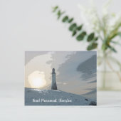 Hoad Monument, Ulverston, John Barrow, Leuchtturm Postkarte (Stehend Vorderseite)