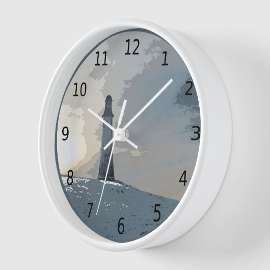 Hoad Monument, Ulverston, John Barrow, Leuchtturm Uhr (Winkel)