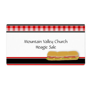Hoagie Sale Hoagie Label