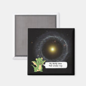 Hoags Objekt Astrophysik Humor Magnet (Vorderseite/Rückseite)