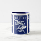 Hoagy Carmichaels "Blue Orchids" Zweifarbige Tasse (Mittel)