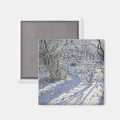 Hoar frost Markeaton Derby.UK.2012 Magnet (Vorderseite/Rückseite)