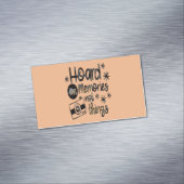 Hoard auf Erinnerungen nicht Dinge, sammeln Erinne Magnetische Visitenkarte (Beispiel)