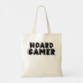 Hoard Gamer Fun Board Game Collect Slogan Tragetasche (Rückseite)