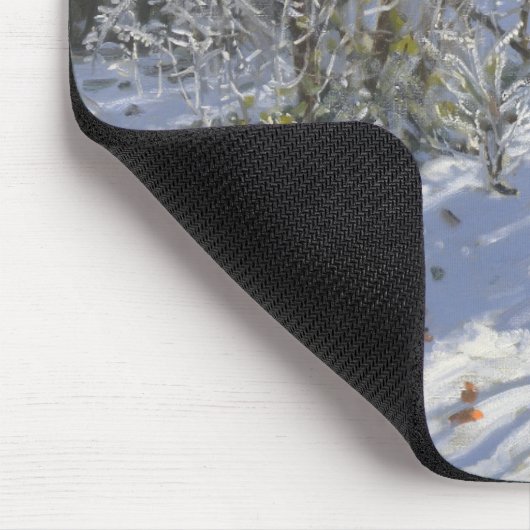 Hoarfrost Markeaton Derby.UK.2012 Mousepad (Ecke)