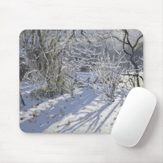 Hoarfrost Markeaton Derby.UK.2012 Mousepad (Mit Mouse)