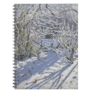 Hoarfrost Markeaton Derby.UK.2012 Notizblock