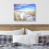 Hoarfrostmäntel, gekrustet und Fencelin in der Näh Leinwanddruck (Insitu (Schlafzimmer))