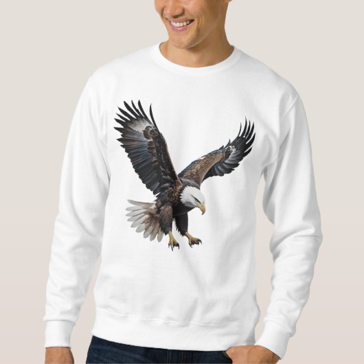 Hoaring Eagle Sweatshirt - Mens Custom Hoodies (Vorderseite)