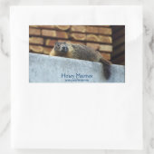 Hoary Marmot (Whistler) Wildlife Sticker (Tasche)