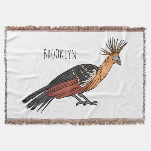 Hoatzin Cartoon Decke (Vorderseite)