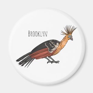 Hoatzin Cartoon Magnet