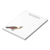 Hoatzin Cartoon Notizblock (Rotiert)