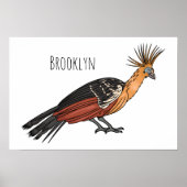 Hoatzin Cartoon Poster (Vorne)