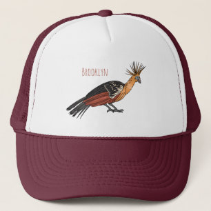 Hoatzin Cartoon Truckerkappe