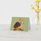Hoatzin-Karte Karte (Gelbe Blume)