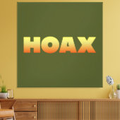 HOAX DESIGN WRAPPED CANVAS LEINWANDDRUCK (Insitu (Wohnzimmer))
