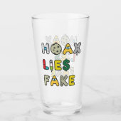 Hoax Lies Fake Glas (Vorderseite)