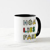 Hoax Lies Fake Tasse (VorderseiteRechts)