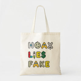 Hoax Lies Fake Tragetasche