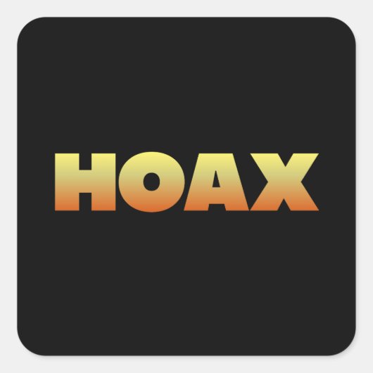 HOAX STICKER (Vorderseite)