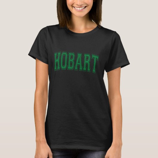 Hobart Australia - Hobart Varsity - Hobart Tasmani T-Shirt (Vorderseite)