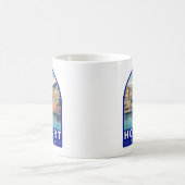 Hobart Australia Reisen Art Vintag Kaffeetasse (Mittel)
