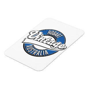 Hobart Australien Vintage-Style-Logo Magnet