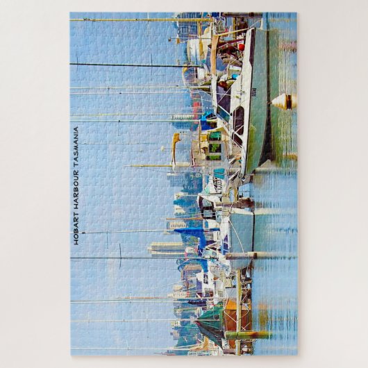 Hobart Harbour Tasmania Jigsaw Puzzle (Vertikal)