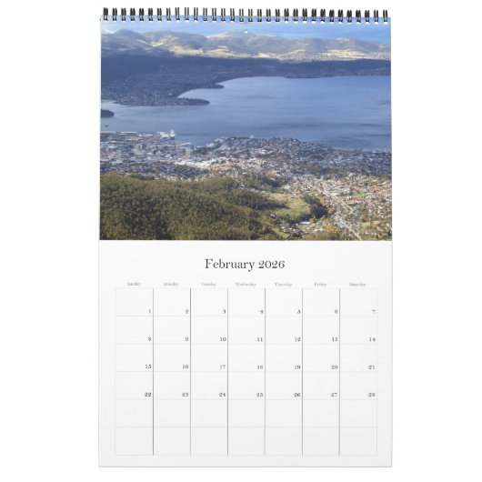 Hobart Tasmanie Kalender (Feb 2026)