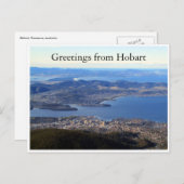 Hobart Tasmanie landschaftlich Postkarte (Vorne/Hinten)