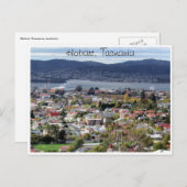Hobart-Vororte Postkarte (Vorne/Hinten)