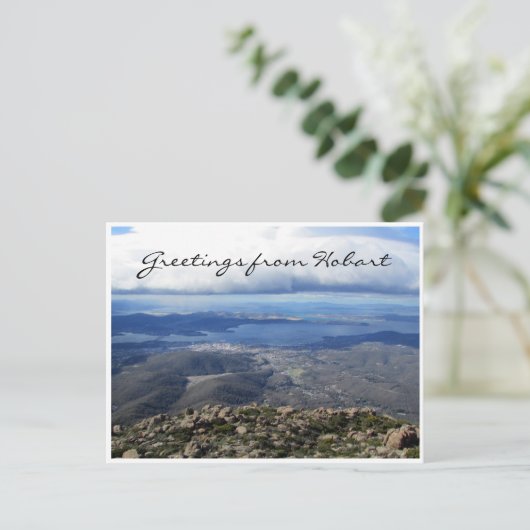 Hobartenansicht Postkarte (Stehend Vorderseite)