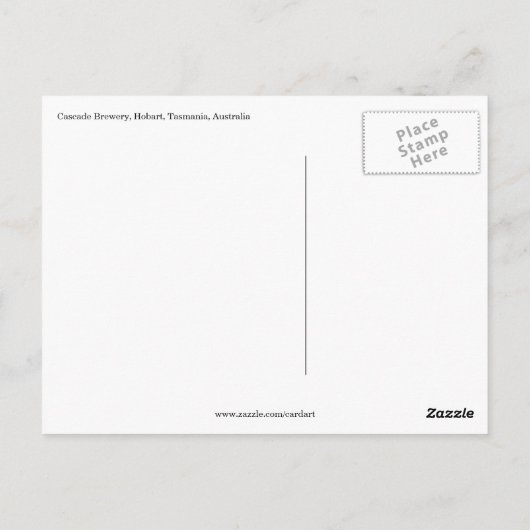 Hobartenbrauerei Postkarte (Rückseite)