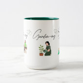 Hobbies Zweifarbige Tasse (Mittel)