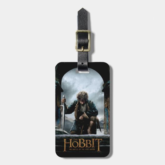 Hobbit - BILBO BAGGINS™ Movie Poster Gepäckanhänger (Vorderseite vertikal)
