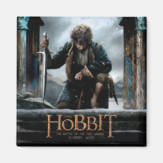 Hobbit - BILBO BAGGINS™ Movie Poster Magnet (Vorne)