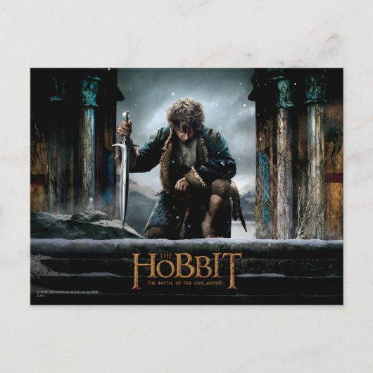 Hobbit - BILBO BAGGINS™ Movie Poster Postkarte (Vorderseite)