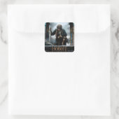 Hobbit - BILBO BAGGINS™ Movie Poster Quadratischer Aufkleber (Tasche)