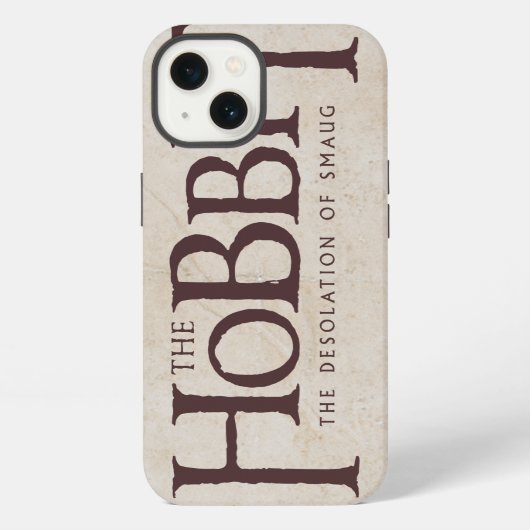 Hobbit-Logo - Dunkel iPhone Hülle (Rückseite)