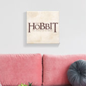 Hobbit-Logo - Dunkel Leinwanddruck (Insitu (Wohnzimmer))