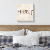Hobbit-Logo - Dunkel Leinwanddruck (Insitu (Schlafzimmer))