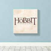 Hobbit-Logo - Dunkel Leinwanddruck (Insitu (Holzboden))