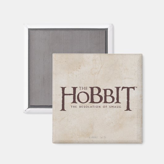 Hobbit-Logo - Dunkel Magnet (Vorderseite/Rückseite)
