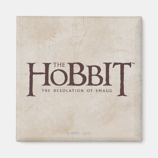 Hobbit-Logo - Dunkel Magnet (Vorne)