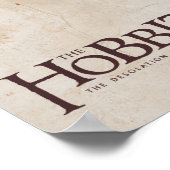 Hobbit-Logo - Dunkel Poster (Ecke)