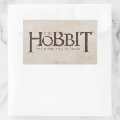 Hobbit-Logo - Dunkel Rechteckiger Aufkleber (Tasche)