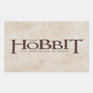 Hobbit Logo - Dunkelheit Rechteckiger Aufkleber