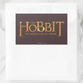 Hobbit-Logo - Gold Rechteckiger Aufkleber (Tasche)